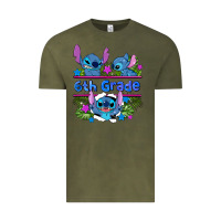 Vintage Olive preview flower stitch 6 th grade Vintage Tee - AdoDesignShop