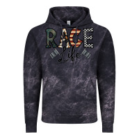 Cloud Black race life Vintage Hoodie - CowhideDigitalArt