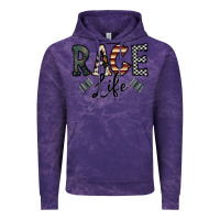 Cloud Purple race life Vintage Hoodie - CowhideDigitalArt