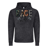 Vintage Black race life Vintage Hoodie - CowhideDigitalArt