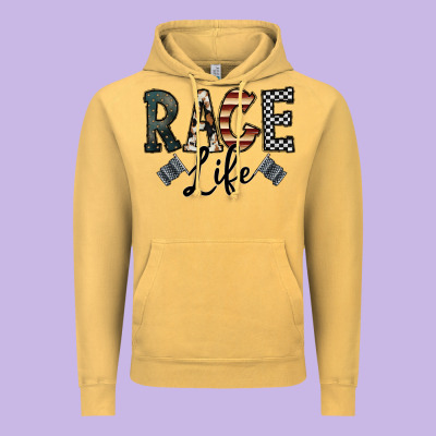 Race Life Vintage Hoodie Designed By Cowhidedigitalart