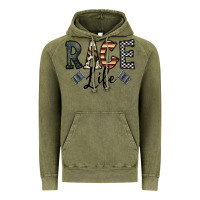 Vintage Olive race life Vintage Hoodie - CowhideDigitalArt