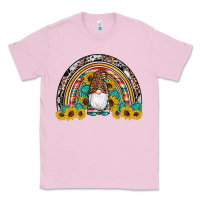 Bubblegum Pink western gnome gemstones sunflowers rainbow Classic Tee - Artiststas