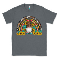 Charcoal Heather western gnome gemstones sunflowers rainbow Classic Tee - Artiststas