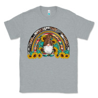 Heather Grey western gnome gemstones sunflowers rainbow Classic Tee - Artiststas