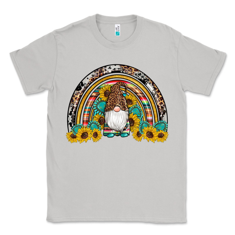 Western Gnome Gemstones Sunflowers Rainbow Classic Tee by Artiststas | Teevron