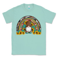Seafoam western gnome gemstones sunflowers rainbow Classic Tee - Artiststas