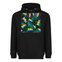 Black Pride lgbtq flags with leopard seamless pattern Heavyweight Hoodie - BundleAndBundleShop
