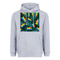 Heather Grey Pride lgbtq flags with leopard seamless pattern Heavyweight Hoodie - BundleAndBundleShop