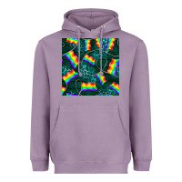 Lavender Pride lgbtq flags with leopard seamless pattern Heavyweight Hoodie - BundleAndBundleShop