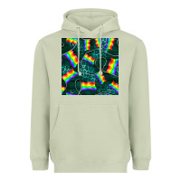 Matcha Pride lgbtq flags with leopard seamless pattern Heavyweight Hoodie - BundleAndBundleShop