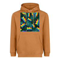 Meerkat Pride lgbtq flags with leopard seamless pattern Heavyweight Hoodie - BundleAndBundleShop