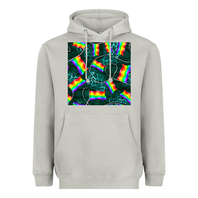 Pride Lgbtq Flags With Leopard Seamless Pattern Heavyweight Hoodie by BundleAndBundleShop | Teevron
