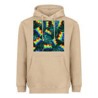 Mushroom Pride lgbtq flags with leopard seamless pattern Heavyweight Hoodie - BundleAndBundleShop