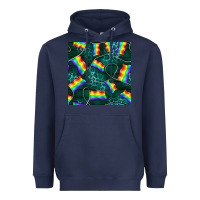 Navy Pride lgbtq flags with leopard seamless pattern Heavyweight Hoodie - BundleAndBundleShop