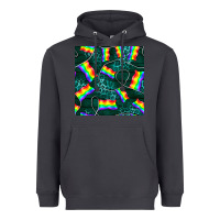 Smoke Pride lgbtq flags with leopard seamless pattern Heavyweight Hoodie - BundleAndBundleShop