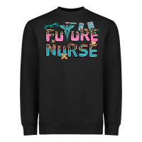 Black future nurse Heavyweight Sweatshirt - AdoDesignShop