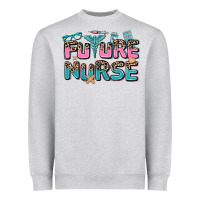 Heather Grey future nurse Heavyweight Sweatshirt - AdoDesignShop