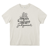 Cream kindness Heavy Core Tee - Unal Design