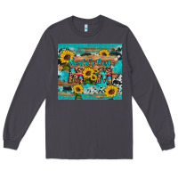 Smoke world's best mom sunflower leopard cowhide Long Sleeve Tee - Artiststas