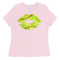 Softball Lips Ladies Tee | Teevron