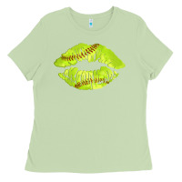 Matcha softball lips Ladies Tee - AdoDesignShop