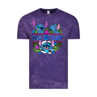 Cloud Purple preview flower stitch 5th grade Vintage Tee - AdoDesignShop