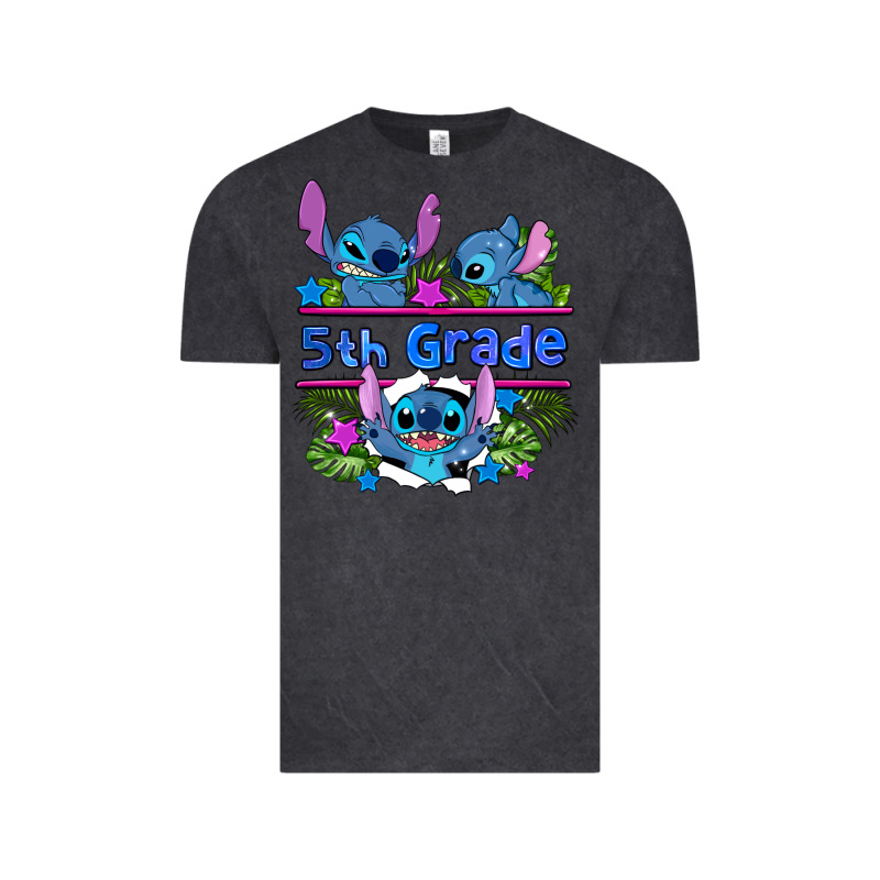 Preview Flower Stitch 5th Grade Vintage Tee by AdoDesignShop | Teevron