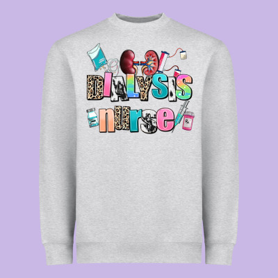 Dialysis Nurse Heavyweight Sweatshirt Designed By Adodesignshop
