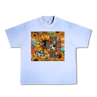 Grape Ice cross sunflower butterfly Urban Heavy Tee - JahusDesignShop