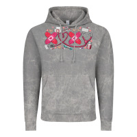 Cloud Rock xoxo valentine Vintage Hoodie - RacoonDesign