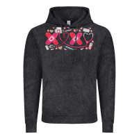 Vintage Black xoxo valentine Vintage Hoodie - RacoonDesign