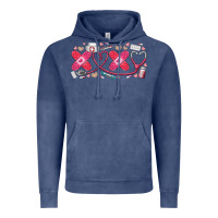 Vintage Denim xoxo valentine Vintage Hoodie - RacoonDesign