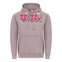 Vintage Zinc xoxo valentine Vintage Hoodie - RacoonDesign