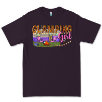 Plum glamping girl Premium Tee - texasbilliewilder