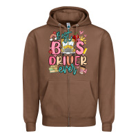 Chestnut best bus driver ever Zipper Hoodie - MaliasSmallBusiness