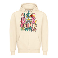 Sandshell best bus driver ever Zipper Hoodie - MaliasSmallBusiness