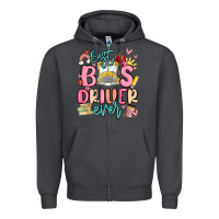 Smoke best bus driver ever Zipper Hoodie - MaliasSmallBusiness