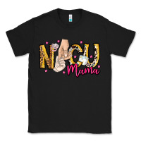 Black Nicu Mama Classic Tee - CowhideDigitalArt