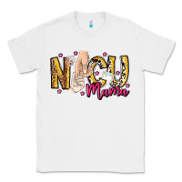 White Nicu Mama Classic Tee - CowhideDigitalArt