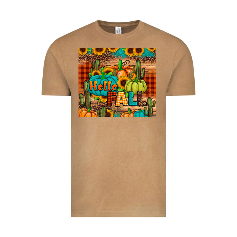 Hello Fall Pumpkin Vintage Tee by JahusDesignShop | Teevron