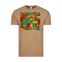 Vintage Coffee hello fall pumpkin Vintage Tee - JahusDesignShop
