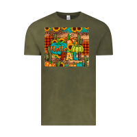 Vintage Olive hello fall pumpkin Vintage Tee - JahusDesignShop