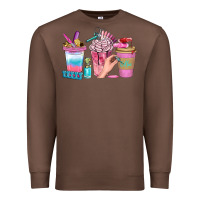 Chestnut Nail Coffee Cups With Rings Bbs Premium Sweatshirt - BundleAndBundleShop