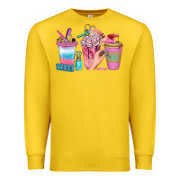 Lemon Nail Coffee Cups With Rings Bbs Premium Sweatshirt - BundleAndBundleShop