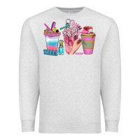 Oatmeal Heather Nail Coffee Cups With Rings Bbs Premium Sweatshirt - BundleAndBundleShop