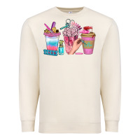 Sandshell Nail Coffee Cups With Rings Bbs Premium Sweatshirt - BundleAndBundleShop