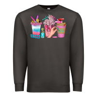 Smoke Nail Coffee Cups With Rings Bbs Premium Sweatshirt - BundleAndBundleShop