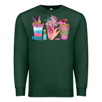 Sports Green Nail Coffee Cups With Rings Bbs Premium Sweatshirt - BundleAndBundleShop