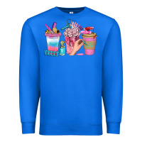 Nail Coffee Cups With Rings Bbs Premium Sweatshirt | Teevron